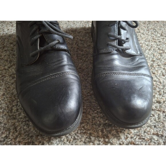 Dexter Men’s Black Lace Up Dress Shoes, Size 7W - Picture 2 of 6